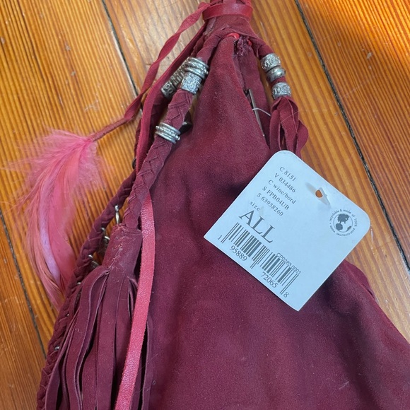 Free People Suede Fringe Boho Bag - Picture 4 of 4